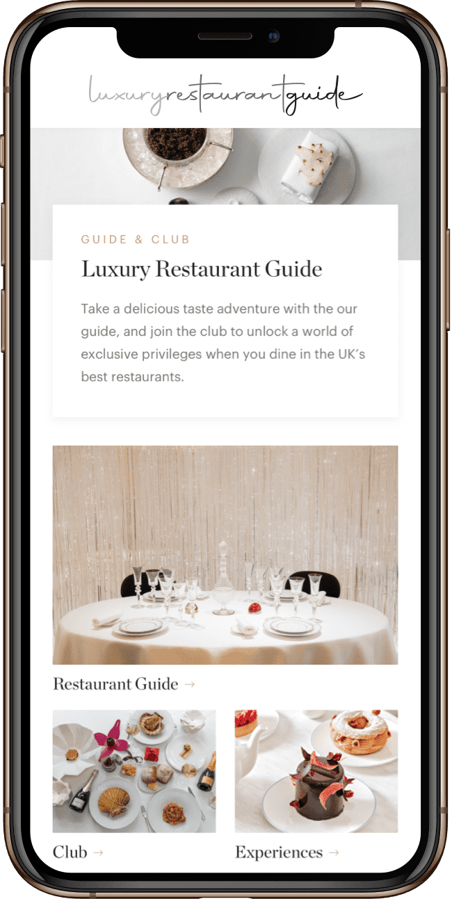 Restaurant guide shop