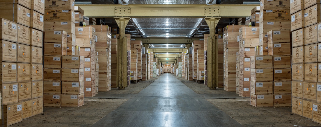 Wine Bourse large warehouse