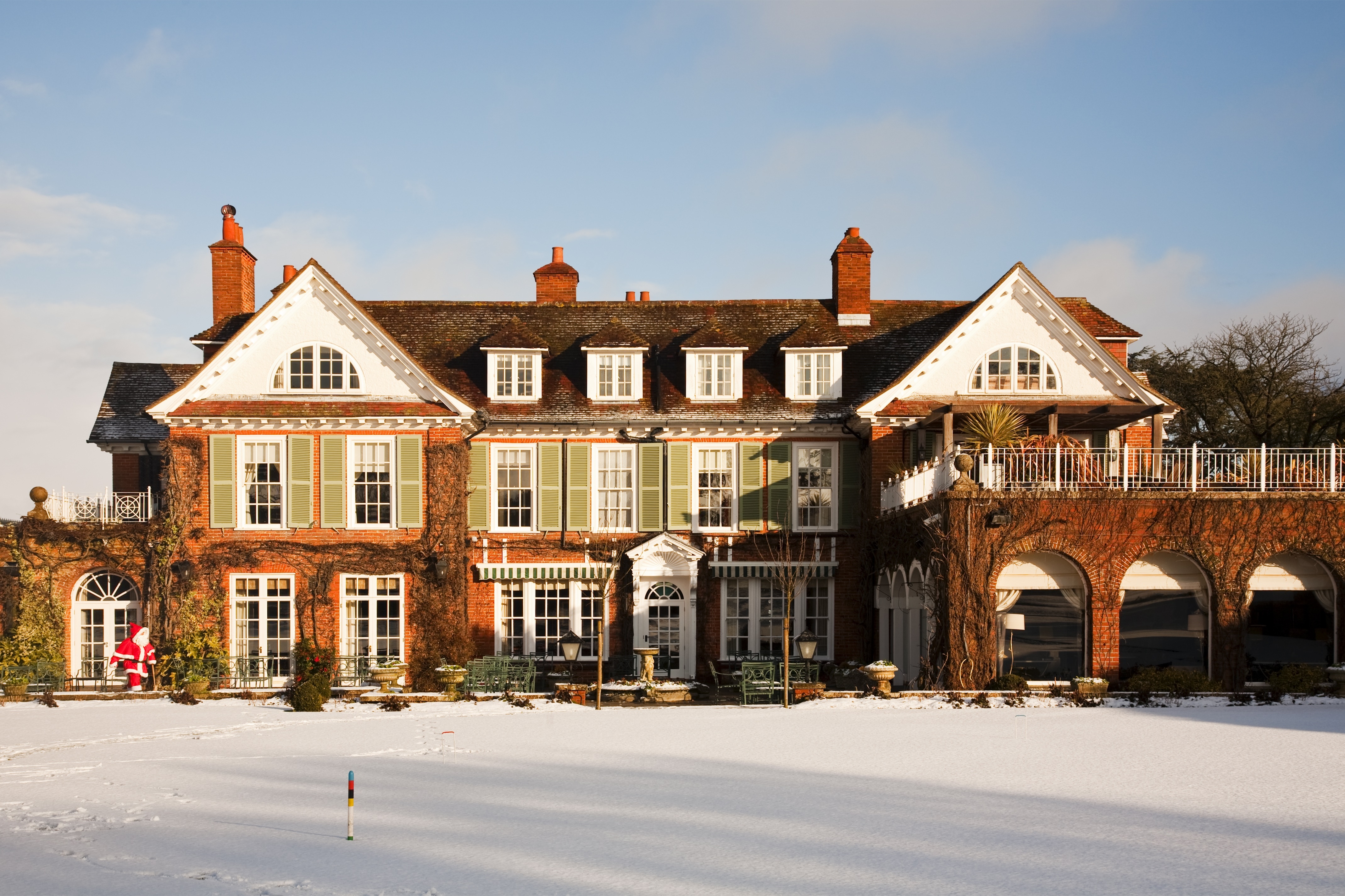 Chewton Glen visited by Santa