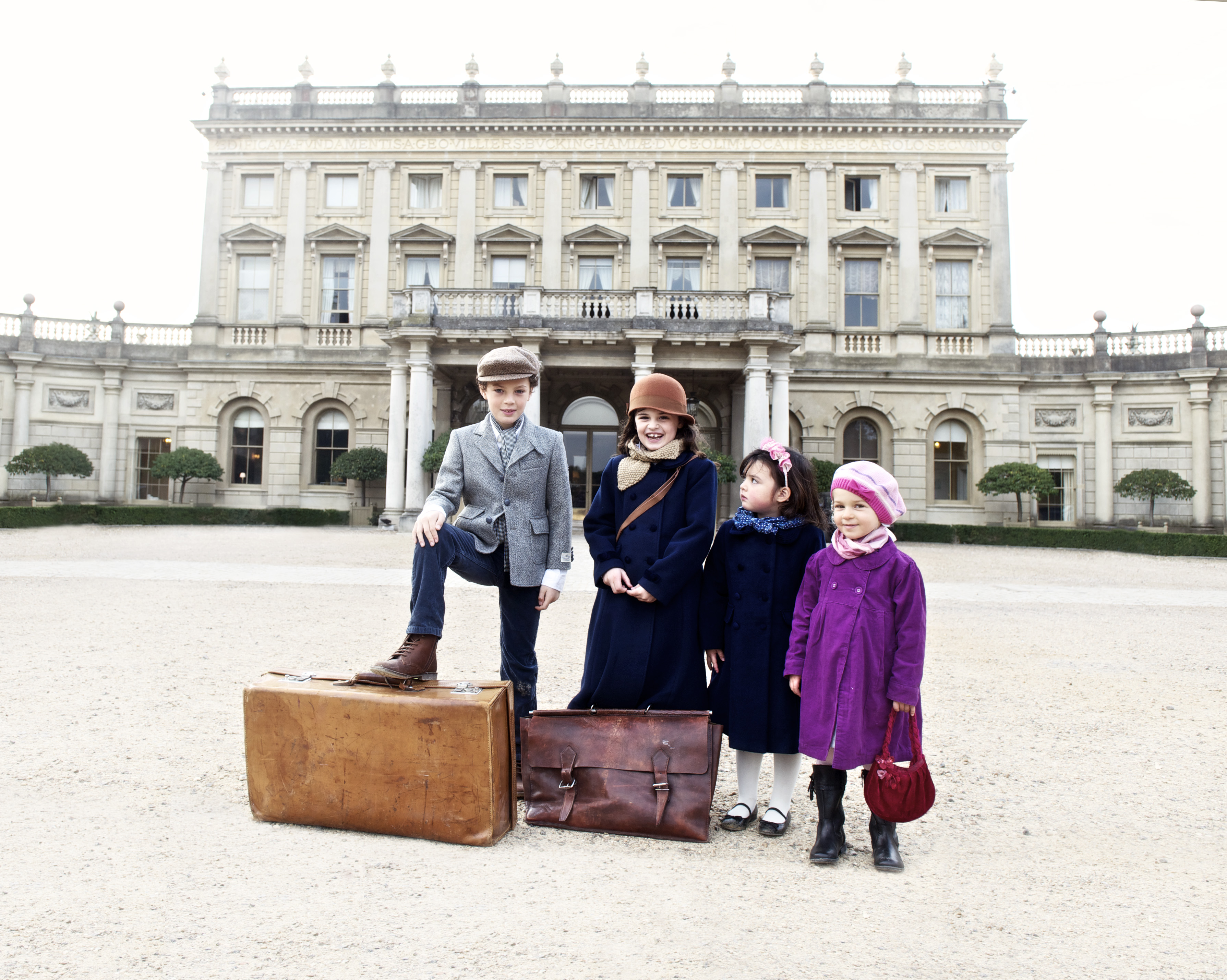 Young visitors at Cliveden