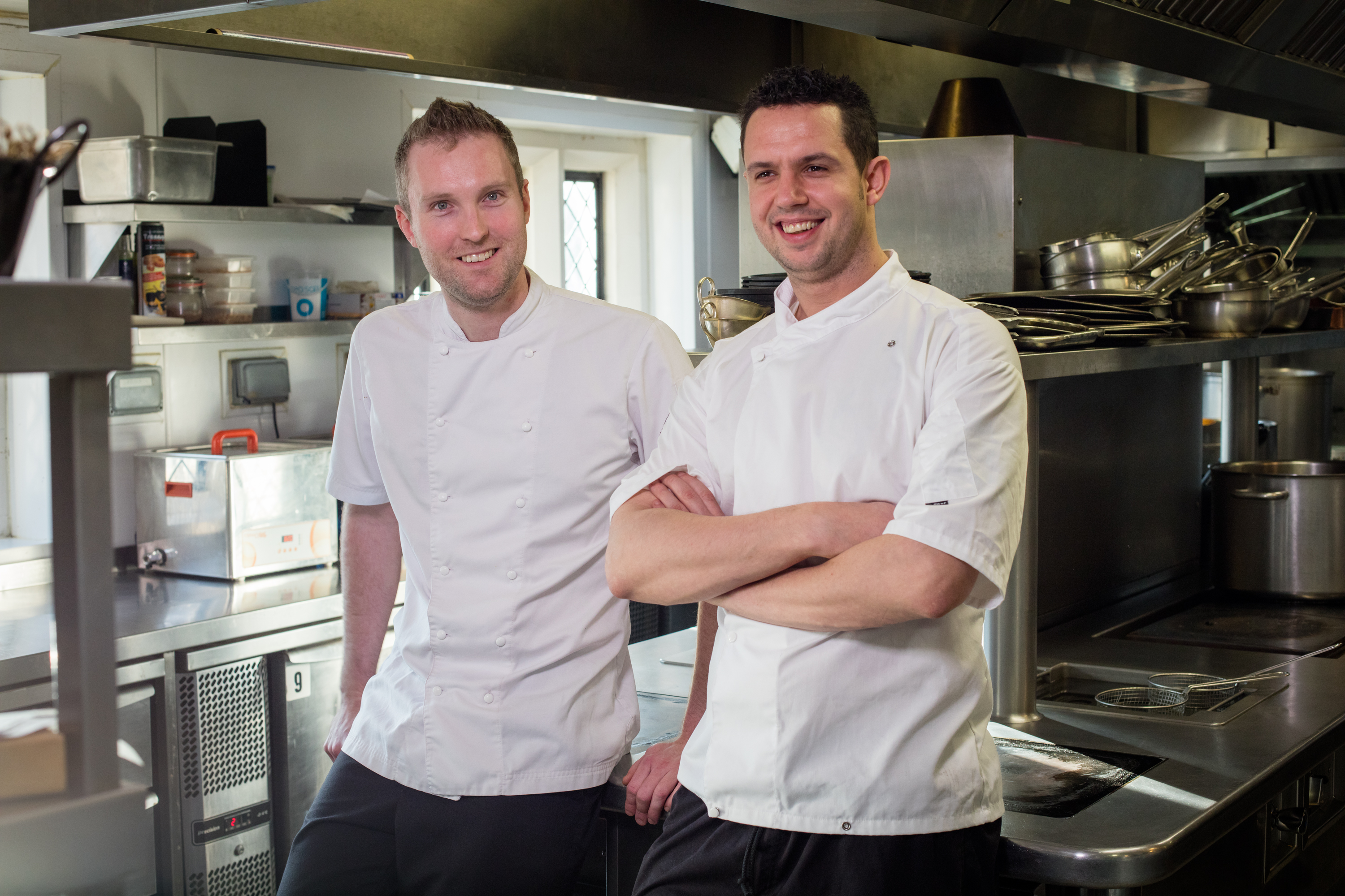 Head Chef Douglas Balish with Executive Chef Marc Hardiman