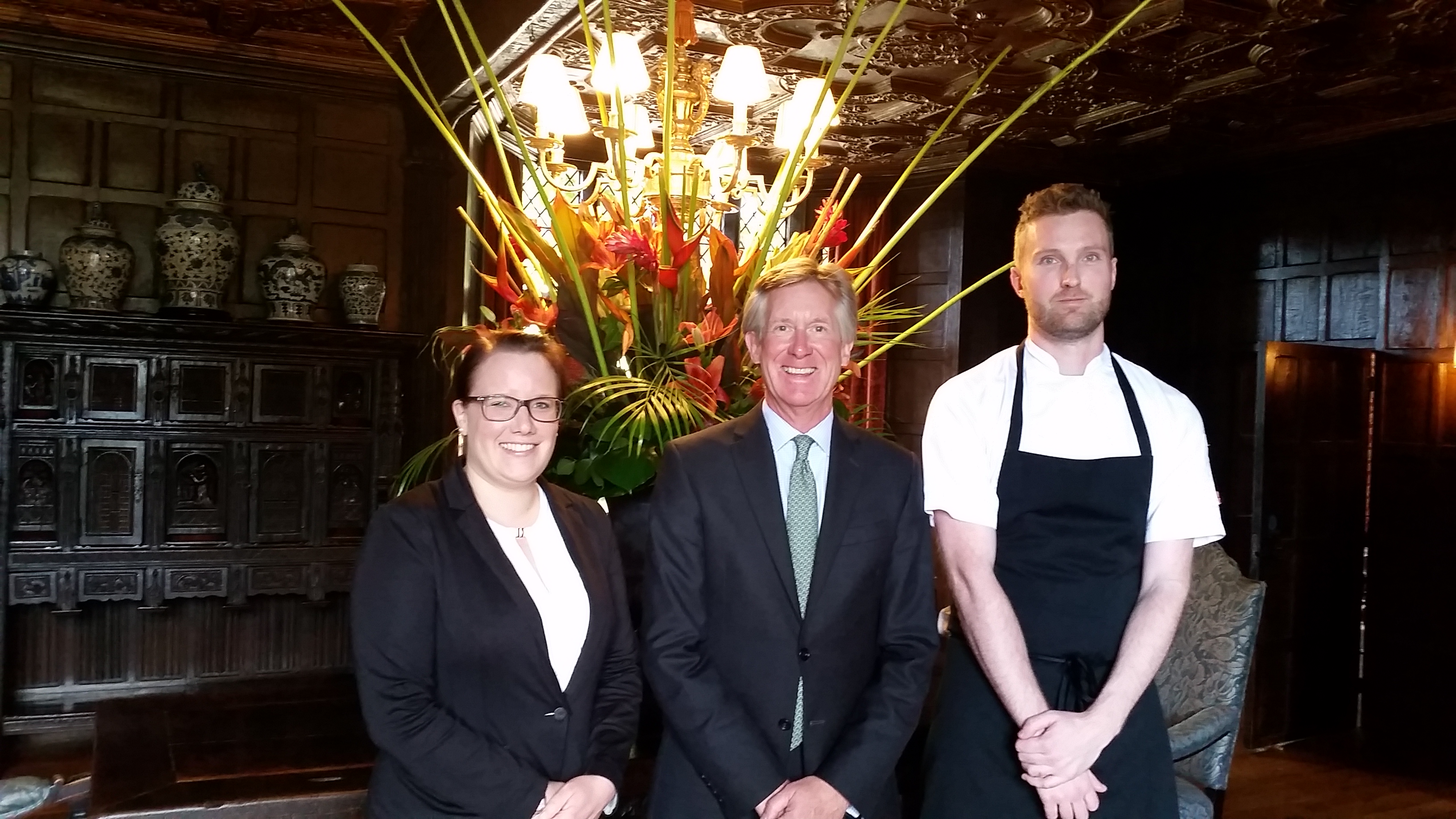 Restaurant Manager - Jenny Schlichting , Managing Director - Richard Young, Douglas Balish - Head Chef