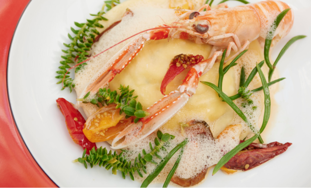 Chefs Recipe Ravioli of Cornish Monkfish With Hebridean Langoustine