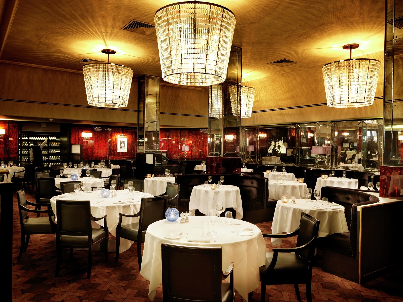 Interior at The Savoy Grill