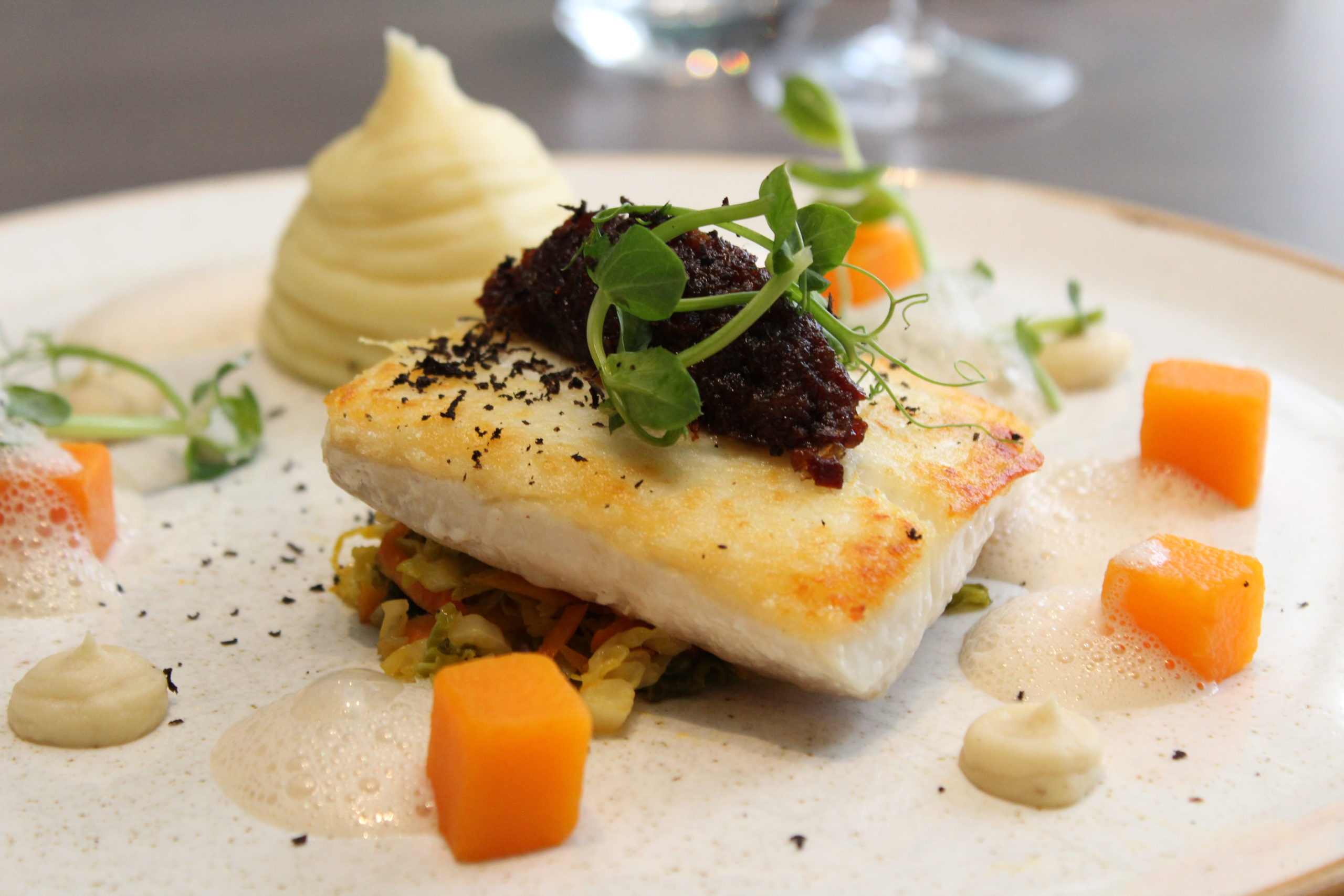 Chef&amp;#39;s Recipe: Fillet of Halibut with Bacon Jam - Luxury Restaurant Guide