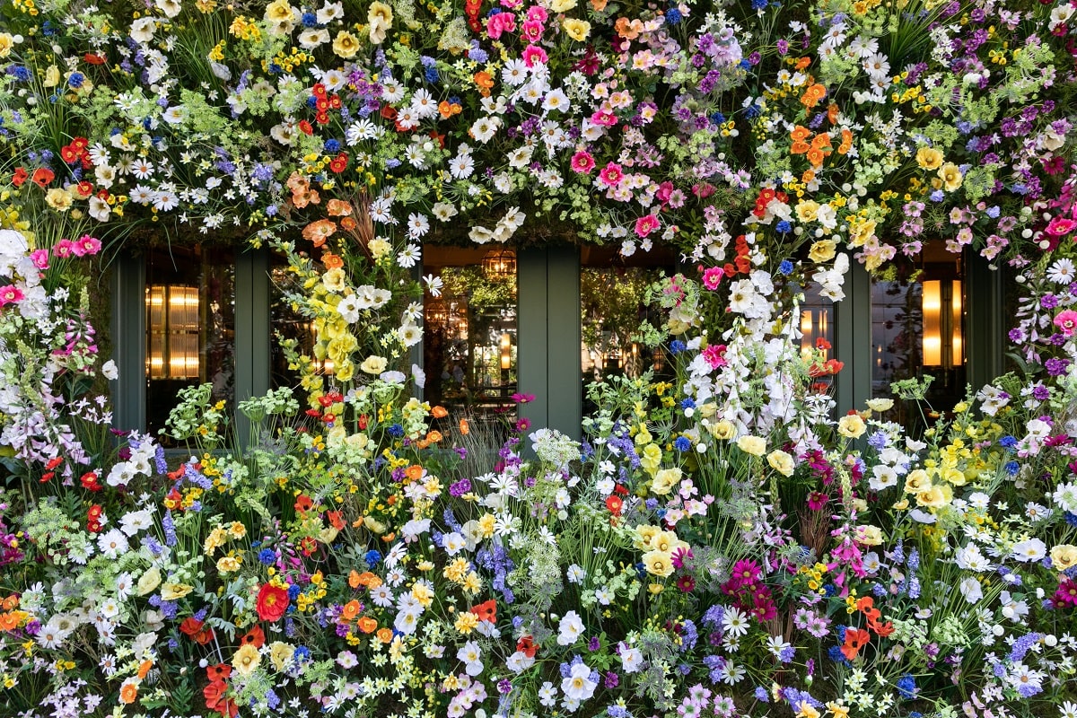 Ivy Chelsea Garden - Wildflower meadow install - Chelsea flower show 2019 (22)-min