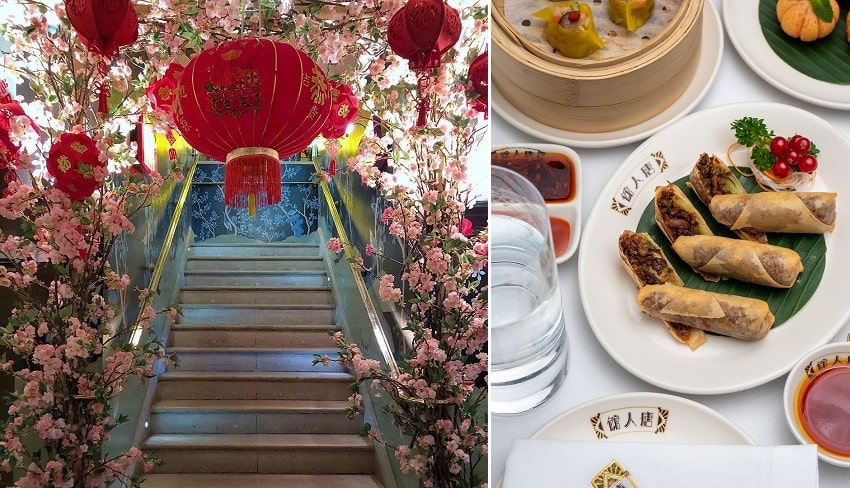 China tang floral installation and duck spring rolls-min.jpg