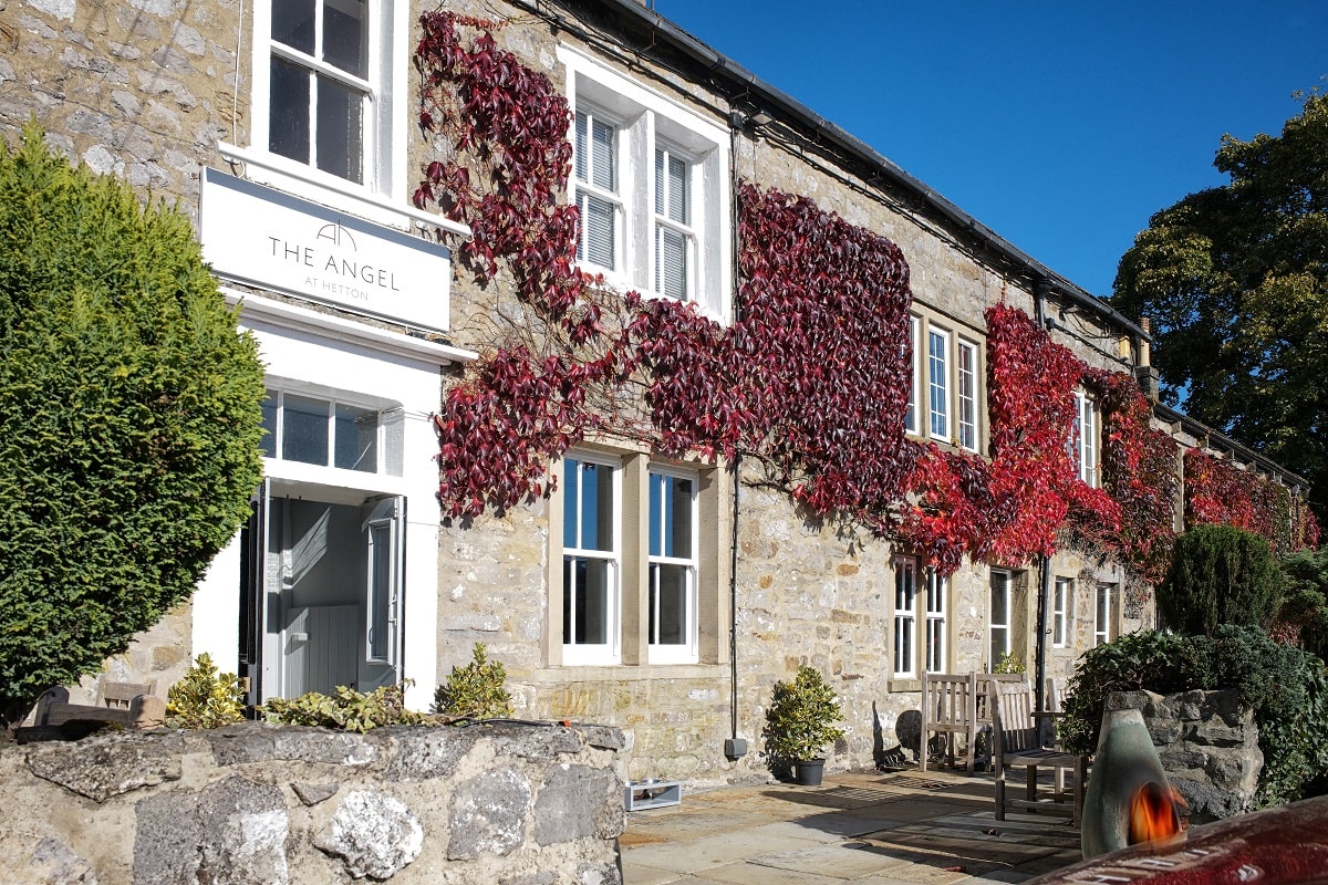 The Angel Inn at Hetton Exterior. Photography Jeremy Rata-min