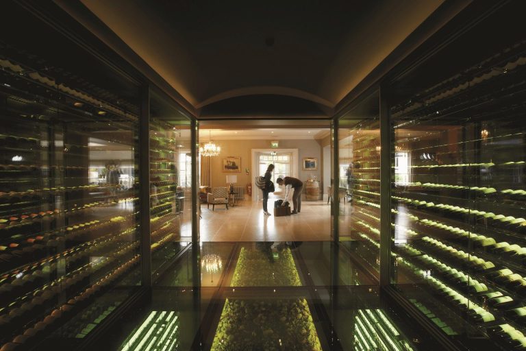 Picture of an under ground wine cellar