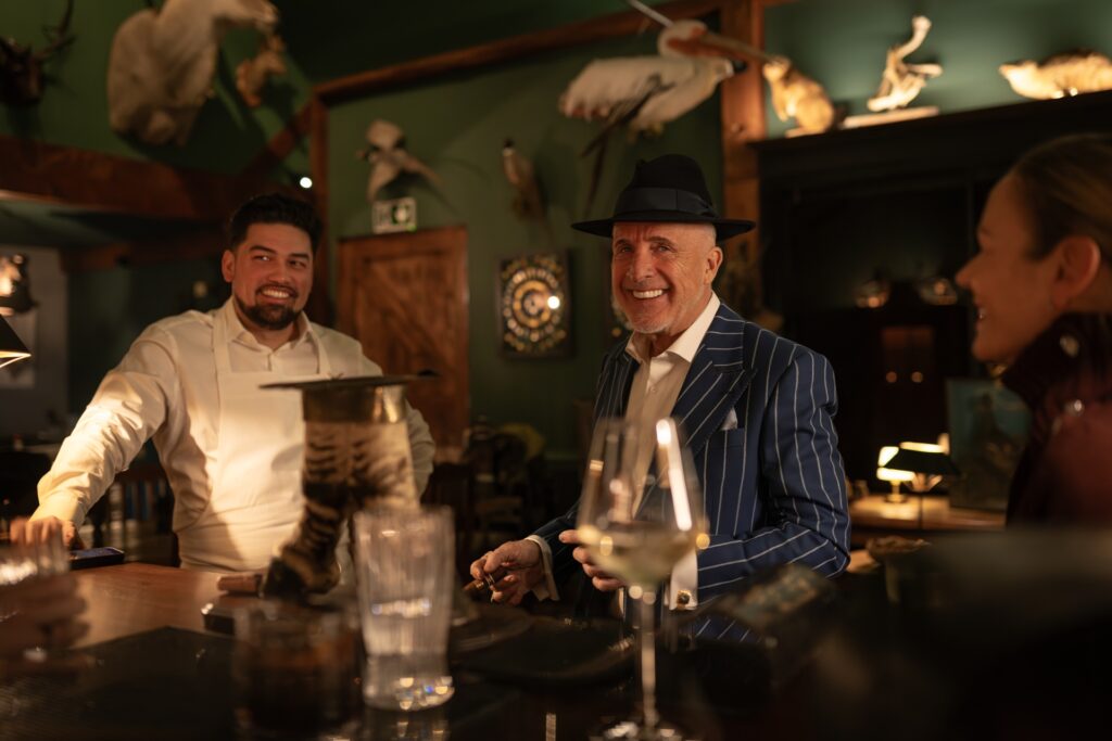 Luke Selby with Anthony Cooper-Barney at Palé Hall