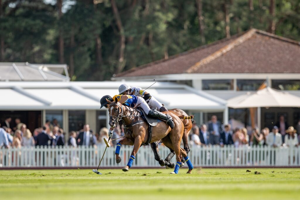 polo played outside the Clubhouse at Guards Polo Club